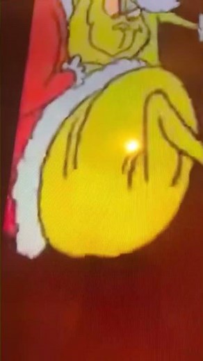 Grinch inside a chimney