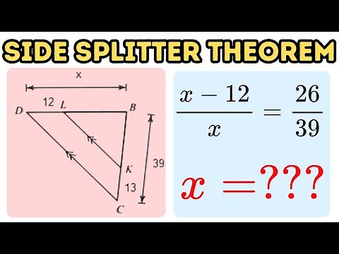 Side Splitter Theorem