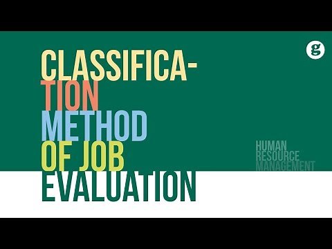 Classification Method of Job Evaluation