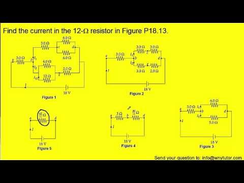 Find the current in the 12-Ω resistor in the figure below.