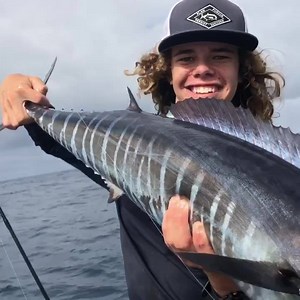 2.3K views · 202 reactions | Monday Mayhem - Yewww!! #cast_emag #lightstuff #pe1 #wahoo #hoo #ocean #island #paradise #metal | Saltwater Prodigy | Facebook