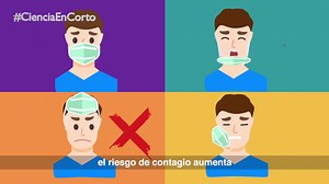 3.7K views · 98 reactions | Estamos en un punto crítico de la epidemia por #Covid19 en México y aunque no debemos temer, sí debemos prevenir. ¿Cómo colocarte el cubrebocas correctamente? ¿Por qué la sana distancia? Conócelo en este vidoe de #CienciaEnCorto. #CienciaADomicilio | Divulgación de la Ciencia, UNAM | Facebook