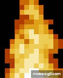 Minecraft fire on Make a GIF