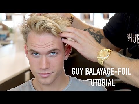 GUY BALAYAGE FOIL TUTORIAL