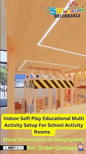 Indoor Soft Play Educational Multi Activity Setup l School Activity Softplay Rooms #Educationalsetup