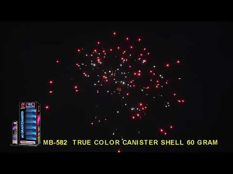 True Color 6 pack MB-582 #megabanger fireworks
