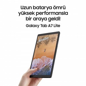 Öğrenmenin en eğlenceli, eğlencenin en faydalısı hali için #Samsung Galaxy Tab A7 Lite hep yanınızda. Uzun zaman sizinle birlikte olmak için Samsung e-Store ve tüm satış noktalarında! | Samsung