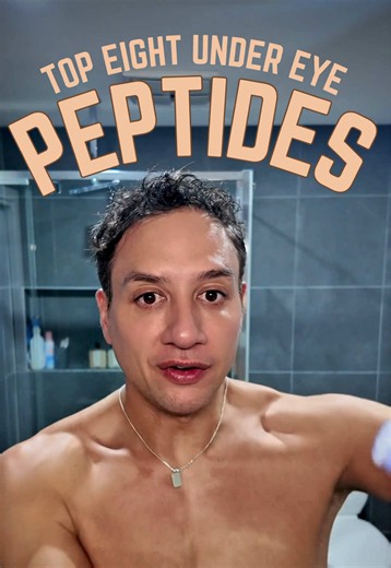 Top 8 Peptides For Under-Eye Concerns 👀 There are so many peptide eye creams on the market… but if you actually have concerns like puffiness, dark circles, crepey skin or fine lines - what peptides should you really be looking for? Here are my top 8 peptides for the under-eye area, in no particular order. So… what peptides does your eye cream actually have? #eyecream #peptideskincare #skintok #skincare