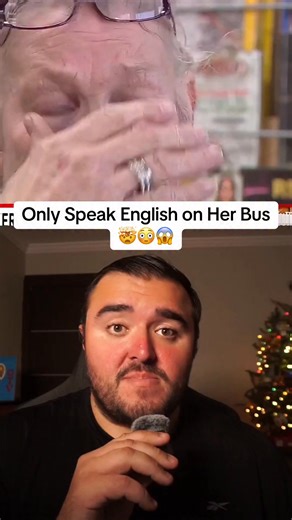 This bus driver is not allowing Spanish on her bus #busdriver #english #spanish #foryou | IvanGtv