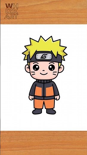 How to Draw Naruto Uzumaki | Easy Step-by-Step Cartoon Tutorial