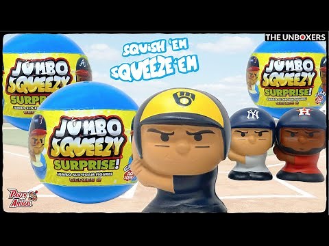 Jumbo Squeezy Surprise! Giant SqueezyMates MLB Series 2 Figures by Party Animal