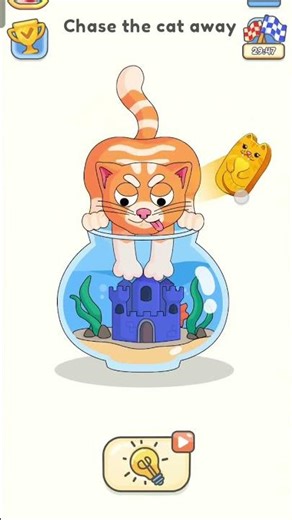 Chase the cat away Dop5 game #viral #shortvidoe