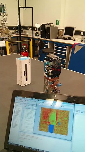 Raspberry Pi + SoftKinectic + WiFi + Battery Pack = Satellite LIDAR