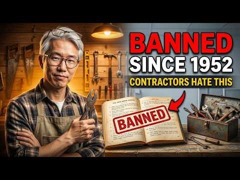 Grandpa's 9 BANNED Home Repair Tricks From 1952. Contractors Now Charge $400 For Each.