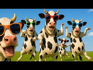 "Dancing Cows Sing Their Hearts Out!" Cow Dance & Cow videos
