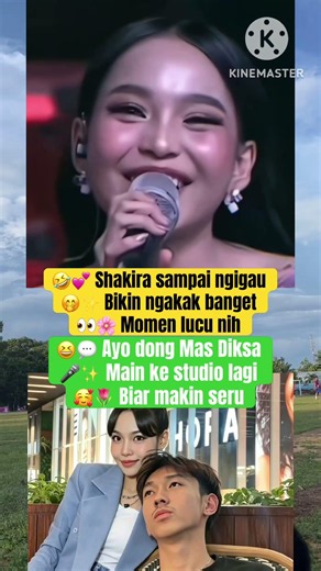 😝 Shakira Is Delirious, Come On Mas Diksa, Come Visit the Studio Again #shakira #diksha #indosiar