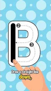 How to Write the Letter B ✏️ | Fun Alphabet Writing for Kids