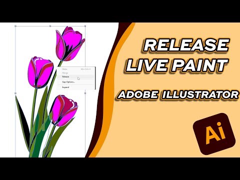 How to Release Live Paint [Adobe Illustrator]