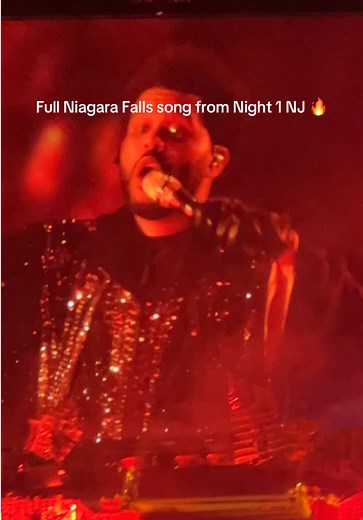 Niagara Falls full song Night 1 NJ #metlife #niagarafalls #live #theweeknd #afterhourstildawnstadiumtour