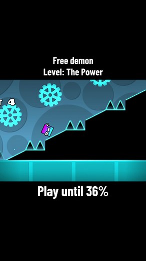 #gd #geometrydash #freedemongeometrydash Free demon | the power