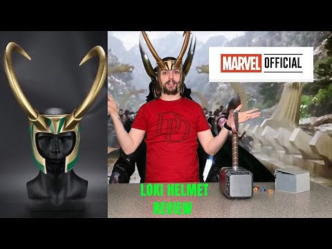 MarvelOfficial.com Loki helmet review