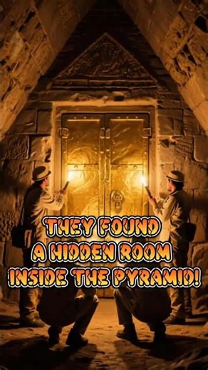 They Found a Hidden Chamber Inside the Pyramid... What’s Inside Will Shock You‼️#shorts