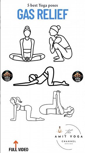 Gas Relief Yoga, Get Rid of Bloating Fast with these Yoga Poses