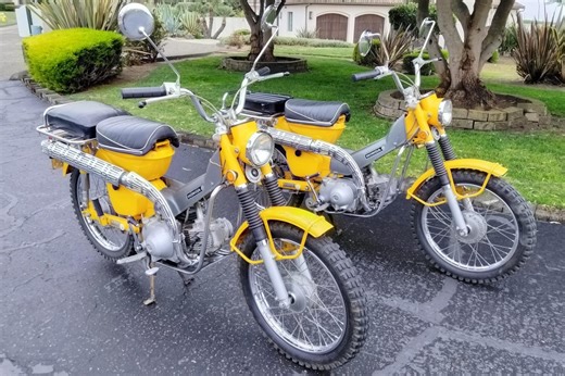 No Reserve: Pair of 1970 Honda CT90 Trails