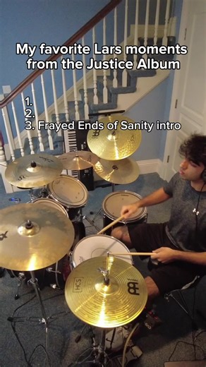 What are you favorite Lars drum moments? Here’s my very debatable top three @metallica #metallica #larsulrich #drums #andjusticeforall