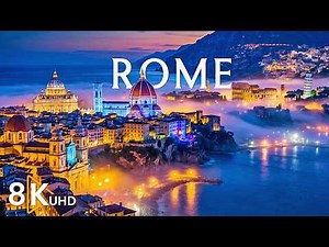 Rome Italy 8K 🇮🇹 | Colosseum, Vatican City, Piazza Navona & Ancient Roman Streets Cinematic Tour