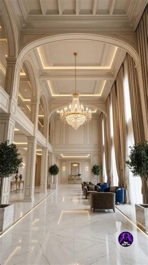Royal Grand Hall Transformation | Luxury Marble Interior with Modern Lighting Design