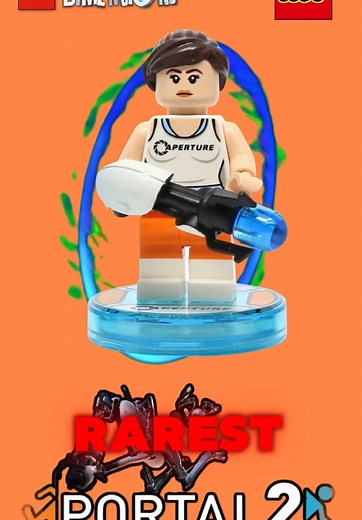 Lego Portal 2 Chell Minifigure: Rarest Collector's Item