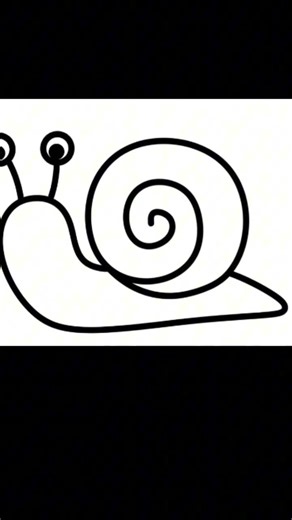 mengambar 🐌 step2#shorts #art #shortvideo