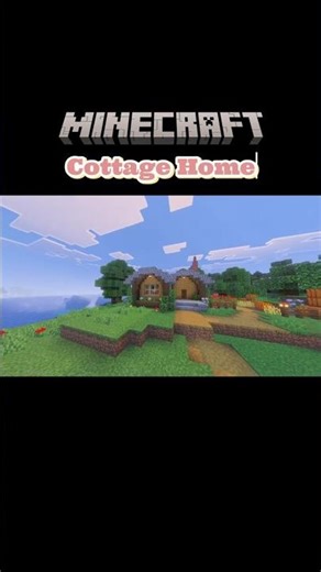 A Simple but Cute Cottage Build 🏡 #minecraftbuildideas