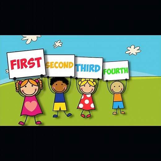 Ordinal Numbers Song (short)