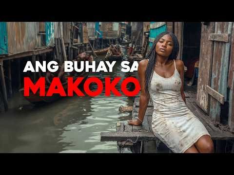 BUONG SIYUDAD NAKALUTANG SA ITIM NA BURAK! Makoko Nigeria Documentary