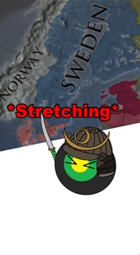Stretching Sweden EU4 Animation #shorts #countryballs #eu4 #memes #funny