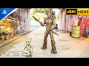 Fortnite (PS5 Pro) 4K 60FPS HDR Gameplay | Skin Groot (Marvel)