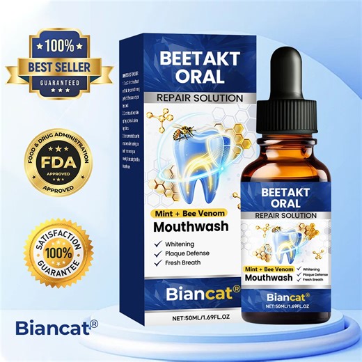 Gum pain. Receding gums. Bleeding. It’s not just embarrassing — it can lead to bigger problems. Beetakt Oral Repair Solution targets the root cause of gum issues. With its advanced bee venom formula, it helps regenerate tissue and strengthen gum health from day one. ✔ Fast, visible relief for bleeding gums ✔ Supports tissue regeneration and healing ✔ Ideal for sensitive gums 👉Say goodbye to discomfort and hello to healthier gums. 👉 Try Beetakt today. https://vitalsundays.com/products/beetakt-o