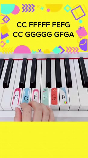 Super Easy Song to Play for Kids!!! #pianobegginer #easypianotutorial #howtoplaypiano #ifyouarehappyclapyourhands #pianochildren