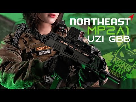 Northeast MP2A1 UZI Gas Blowback [V2] + MTP [Modernized Tact Platform] Kit Review - Nonocat Airsoft