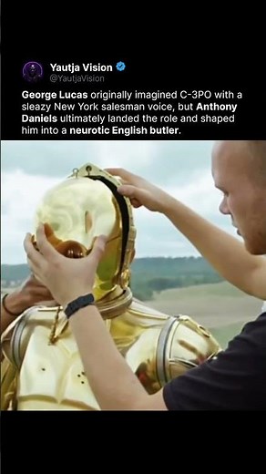C 3PO Was Almost a New York Salesman 🤖