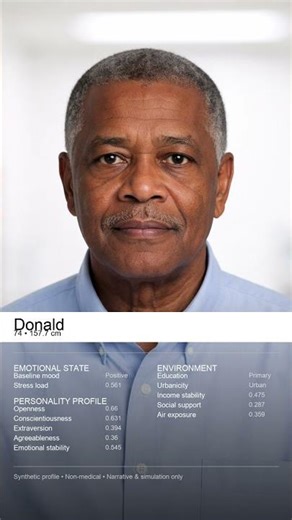 SynthWorld #006 — Donald_006 (A Digital Human)