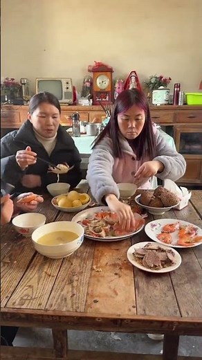 My cousin is amazing today. Share rural food. My rural life. Mother's Countryside Food #65