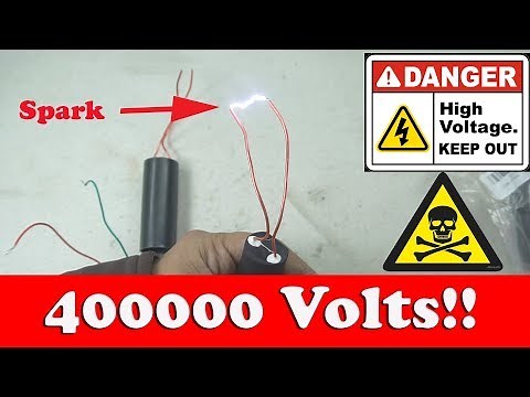 🎆📢400000 Voltage Generator: Danger !!!!!📵🎰DC 3.7V-6V To 400KV Boost Step Up Module..