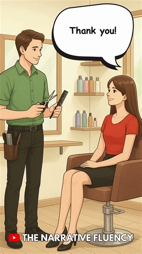 English at the Barber Shop ✂️ | What to Say While Getting a Haircut #shorts #easyenglish #booktok
