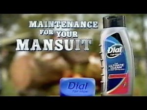 Dial Mens Body Wash Commercial "for your man suit" 2007