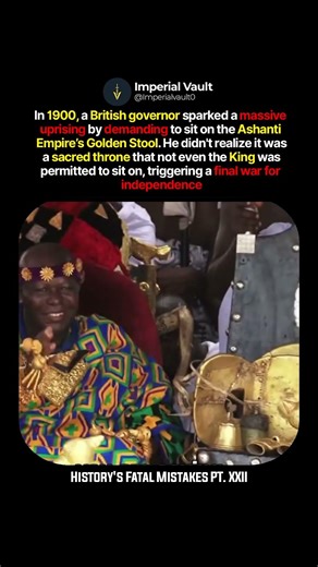 The Mistake That Ended an Empire The Golden Stool #shorts #history
