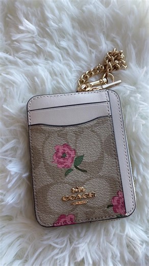 Coach Signature Canvas Floral Zip Card Case - Unboxing & Review