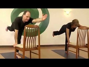 Chair Yoga - Standing Sunbird/Bird Dog Variation with Steve Wolf E-RYT 500